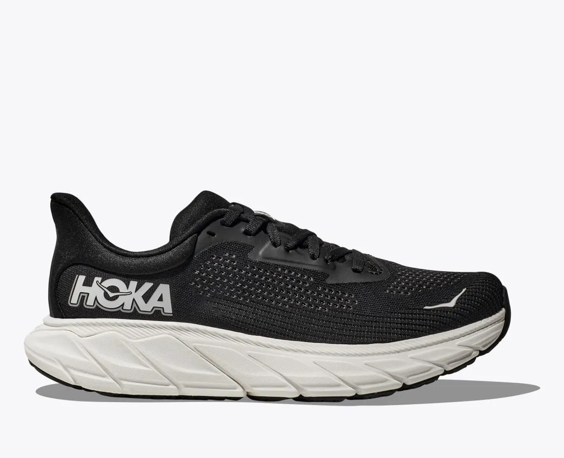 worker - style Shock Diffusion Layer HOKA WOMENS ARAHI 7 - BLACK / WHITE