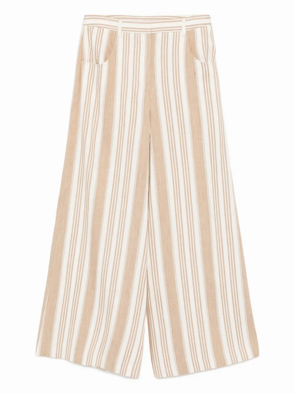 Demie Trouser in White/Khaki Ship Glow