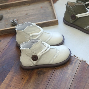 Women Autumn Trends Cowhide Leather Casual Boots yoga enthusiasts - specific benefits agility - improvement - level