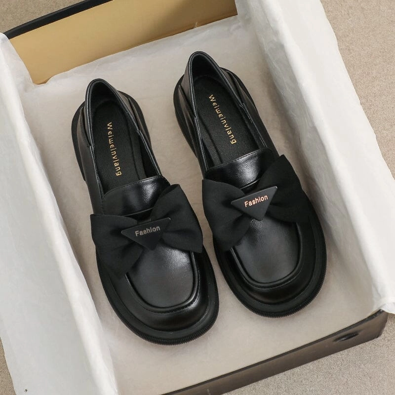 Women Autumn Casual Fashion Bowknot Loafers Hyperelastic Foam Layer pool users