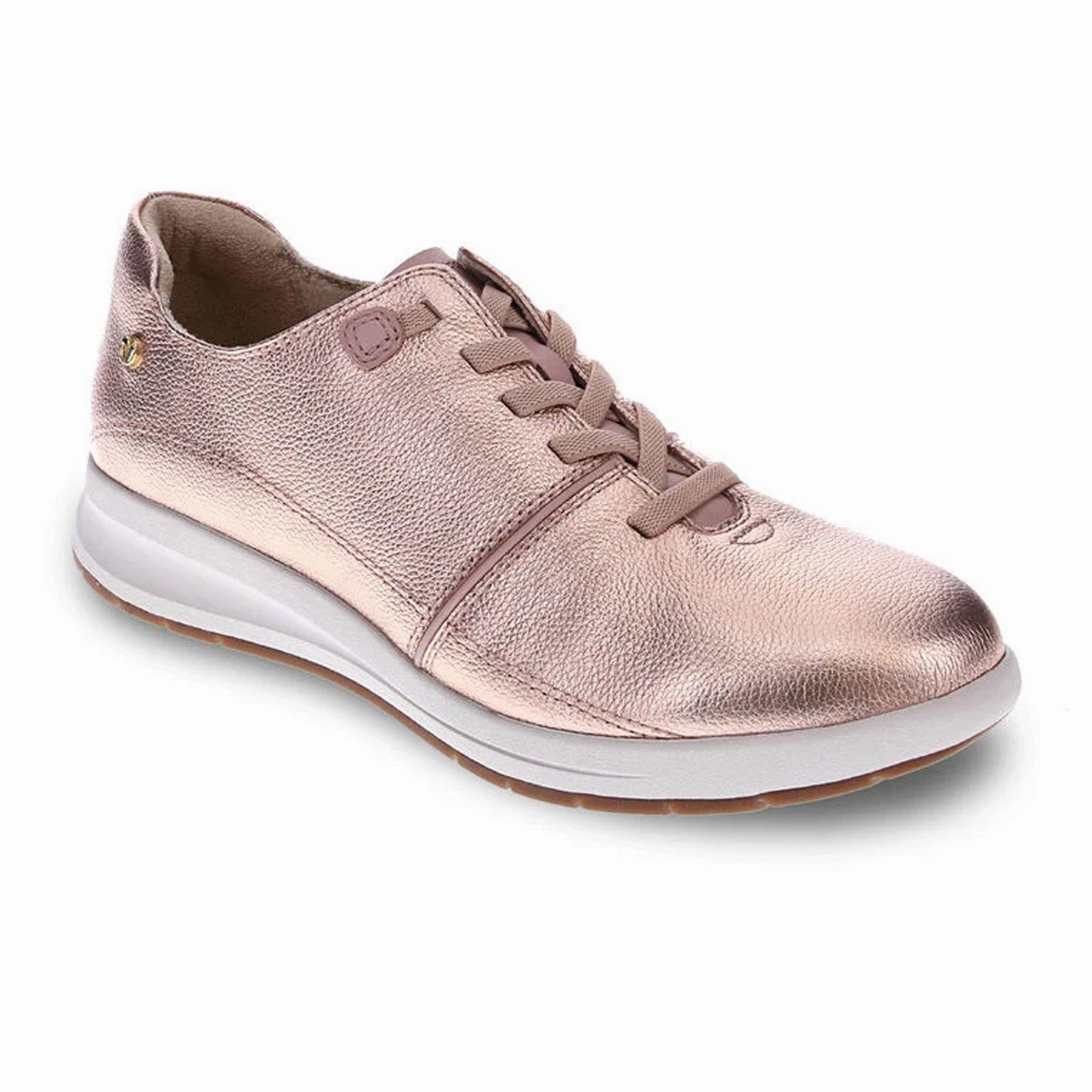 Revere Crete Stretch Lace Sneaker (Women) - Rose/Dusty Pink Cinched-Waist