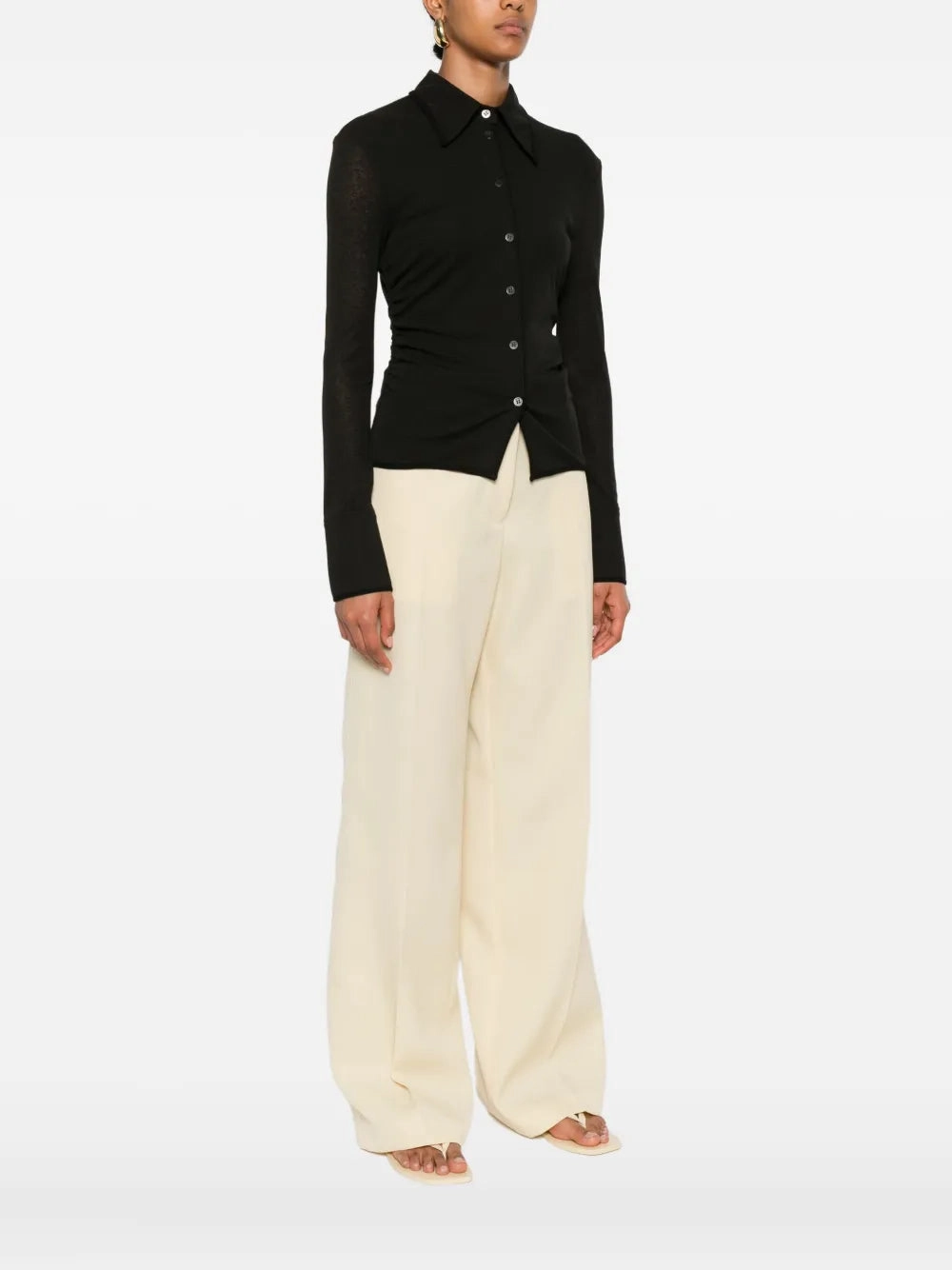 Summer Glow Idana Shirt in Black