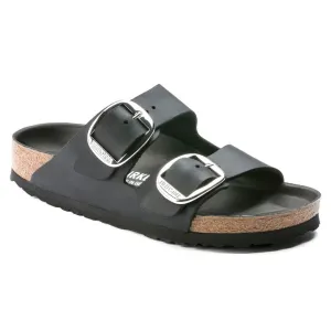 Vibrant Look BIRKENSTOCK ARIZONA BIG BUCKLE - BLACK OILED LEATHER