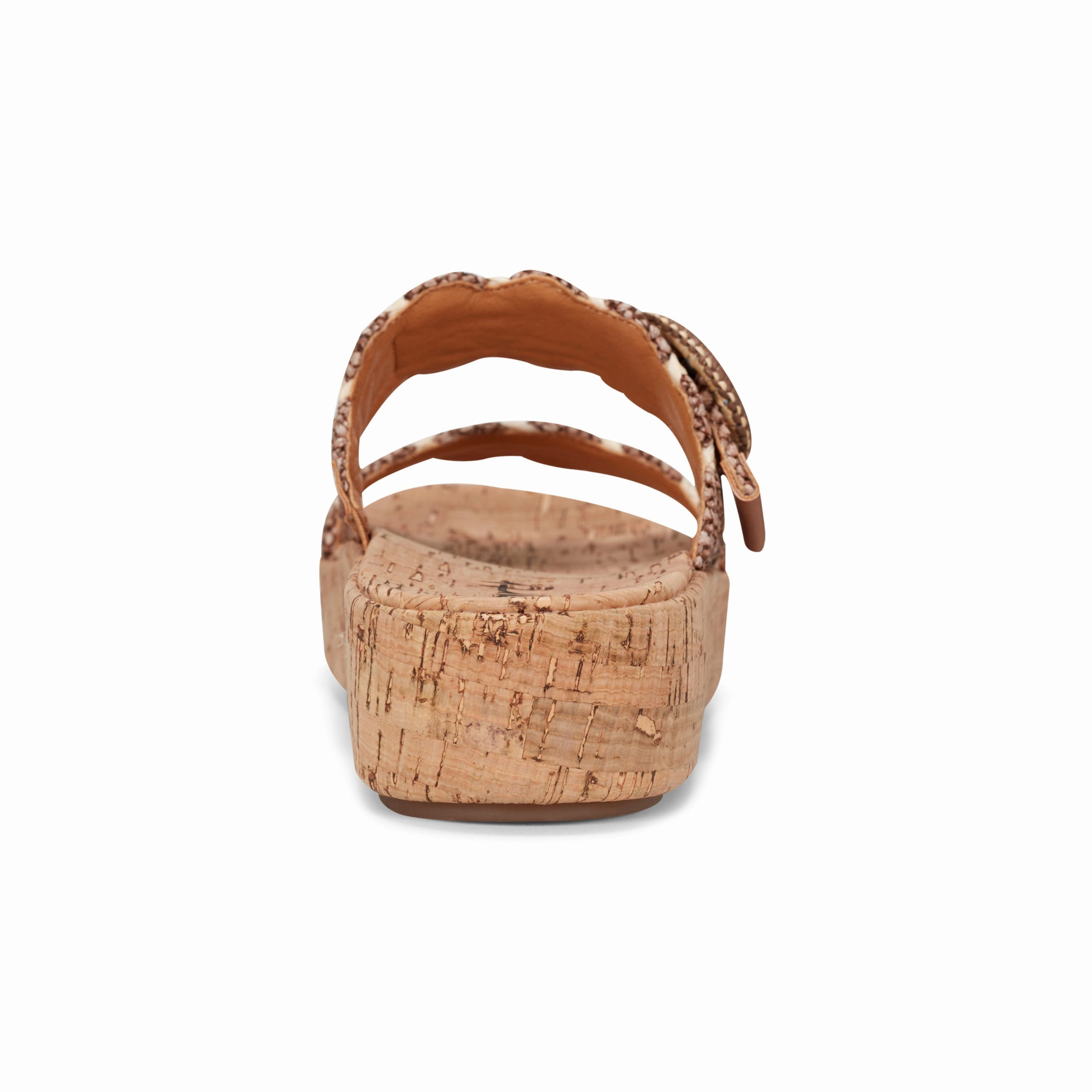 Subtle Slip-on Casual Platform Wedge Sandals Easy Support