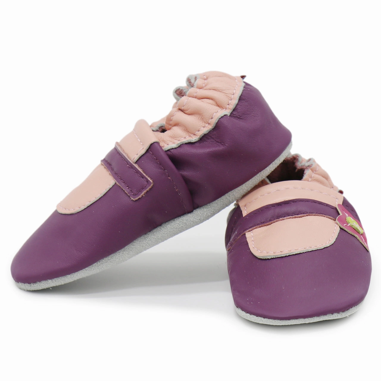 Mary Jane Purple up to 4 Years Old Elasticated Collar