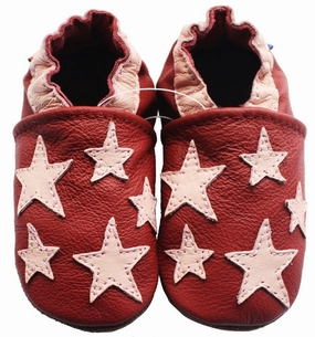 Shock Dampening Core Anti Static Construction Carozoo Soft Sole Leather Shoes Five Star Dark Red