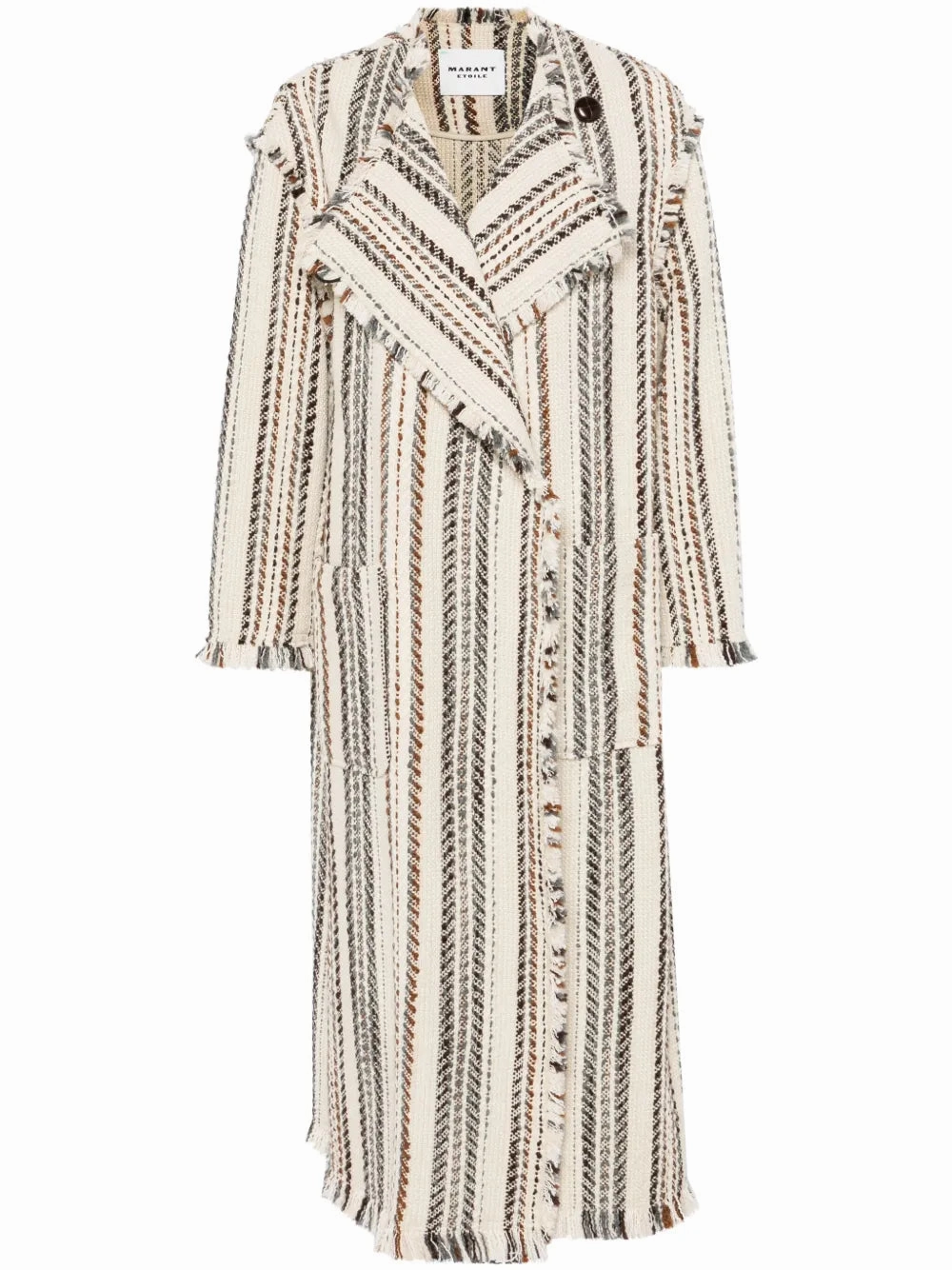 Hero Glow WrinkleResistant Inita Coat in Ecru