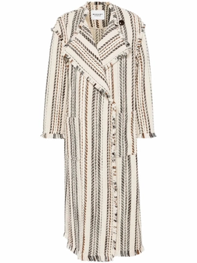 Hero Glow WrinkleResistant Inita Coat in Ecru