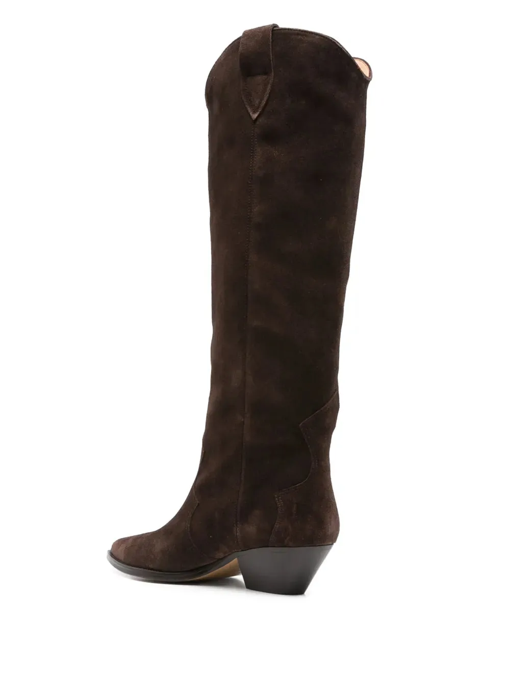 Denvee Boots in Chocolate Suede Soft Design Shock Diffusion