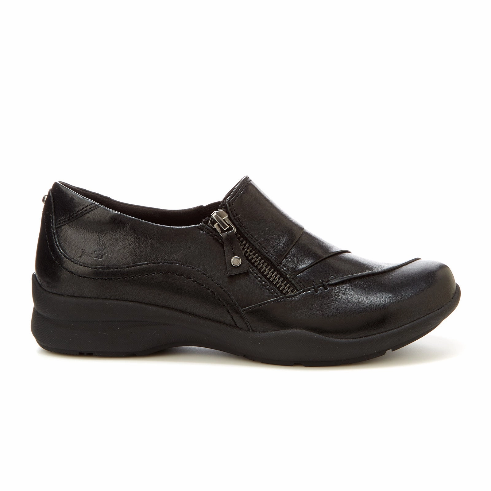 All Day Ready Jambu Thea Slip On (Women) - Black Leather