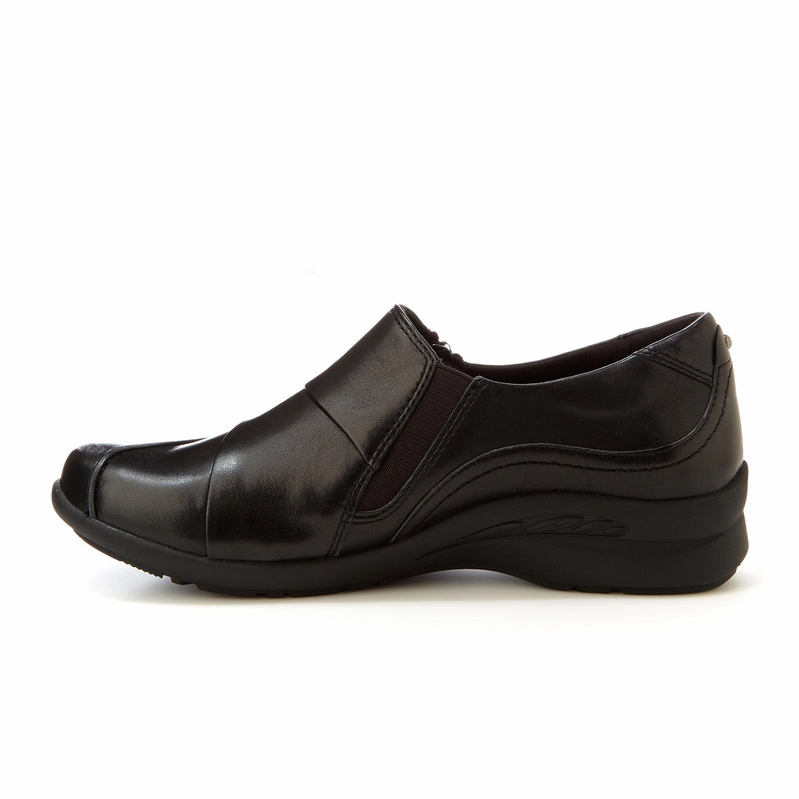 Warm Base Social Charm Jambu Thea Slip On (Women) - Black Leather