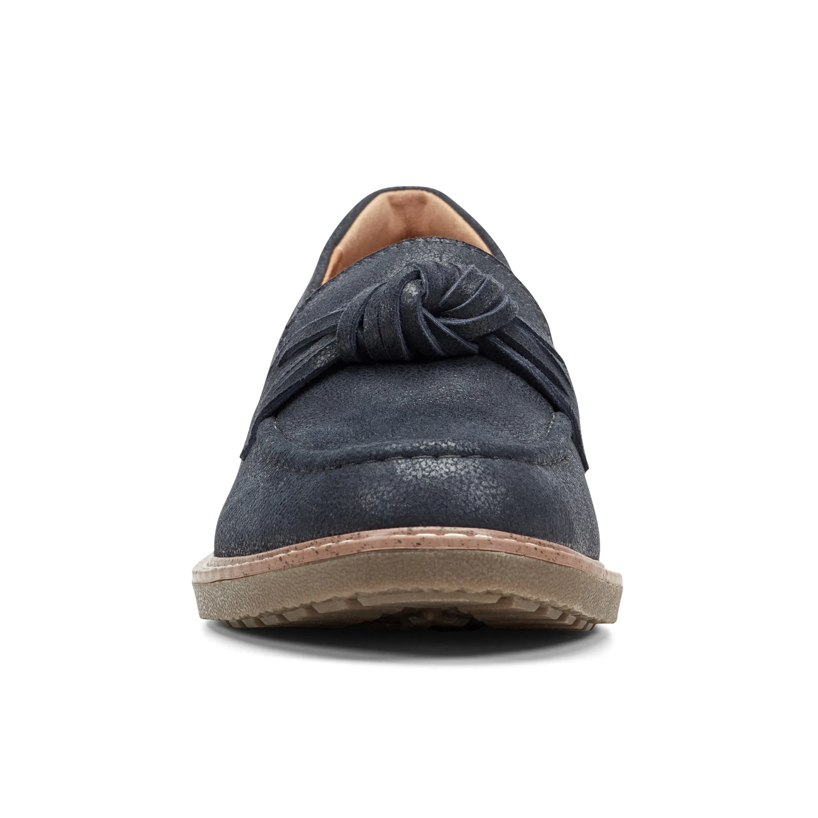 Zero Drop Platform Recycled Material Components Jayde Knotted Loafers