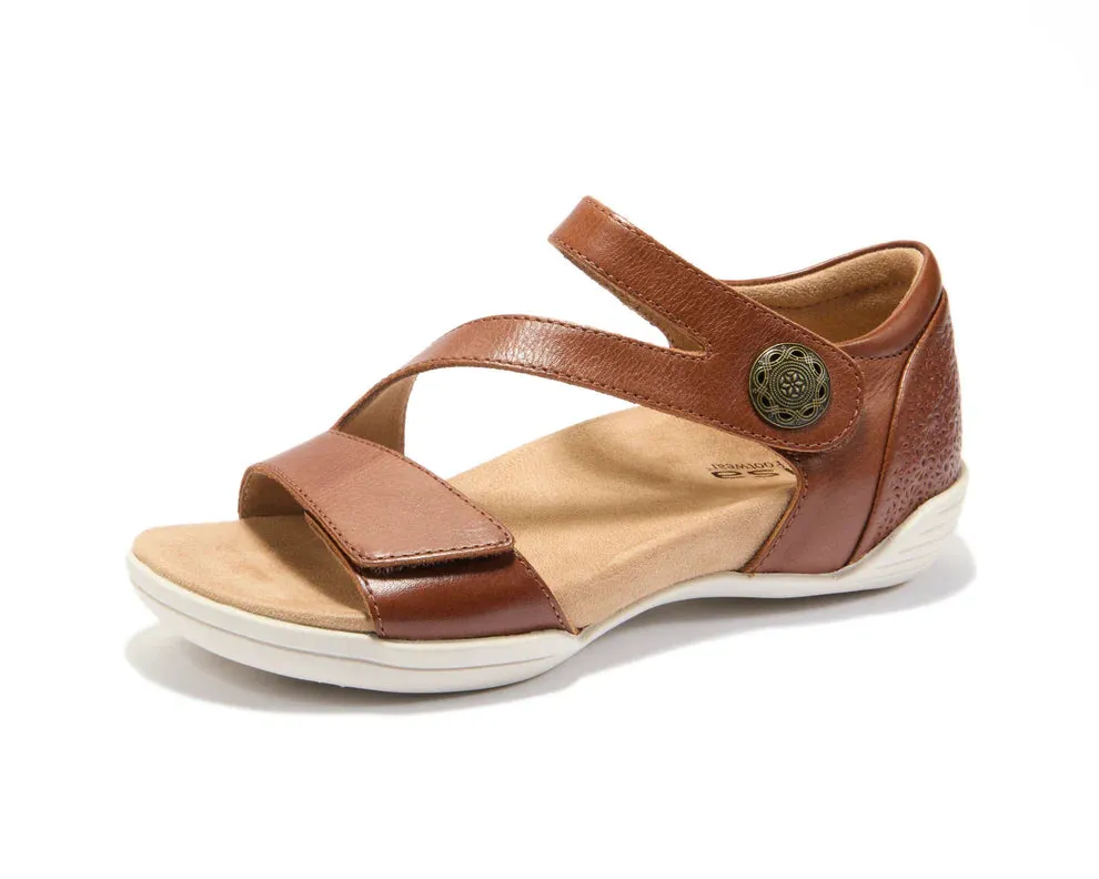 Casual traction Slip Resistant Grip HALSA WOMENS DEMI - COGNAC