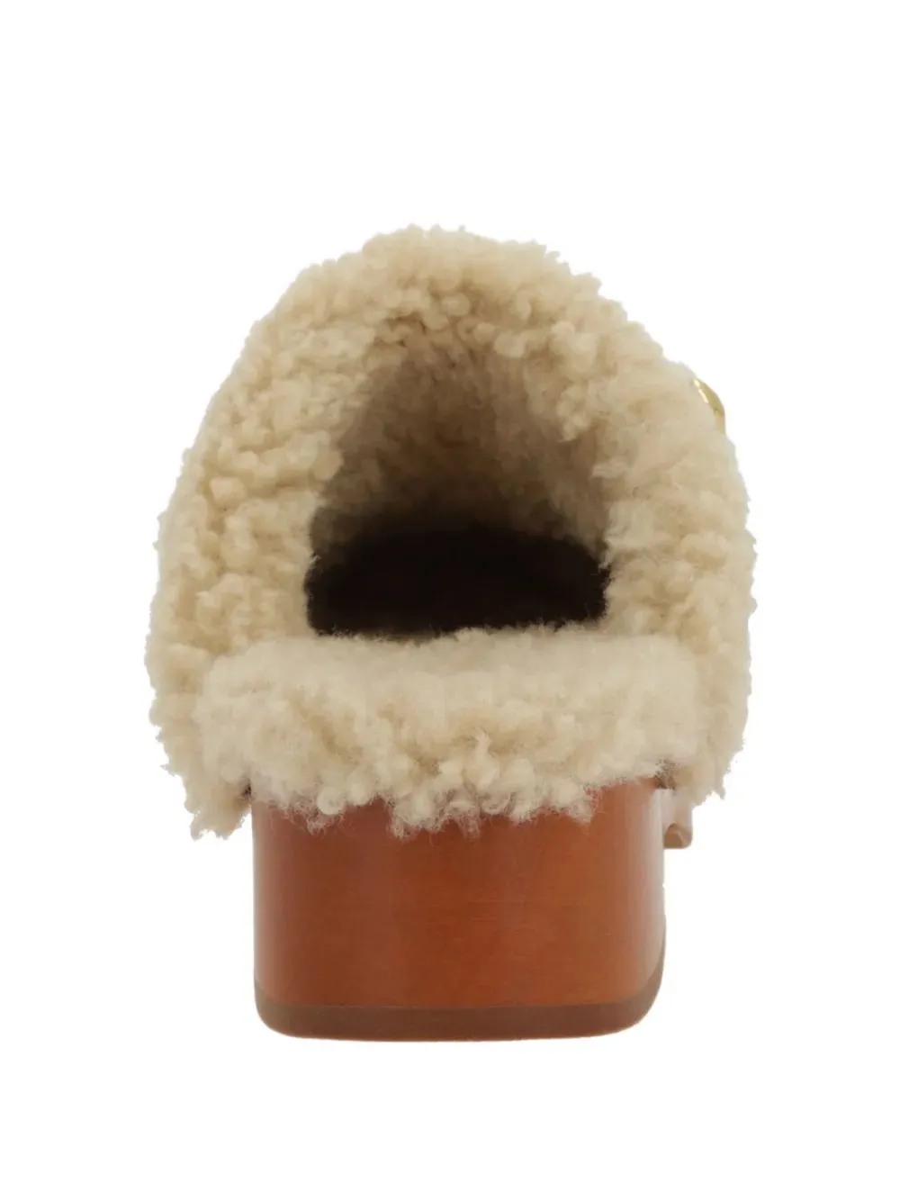 All-Weather Design Durable tread Jeanette Clog in Burnt Wood