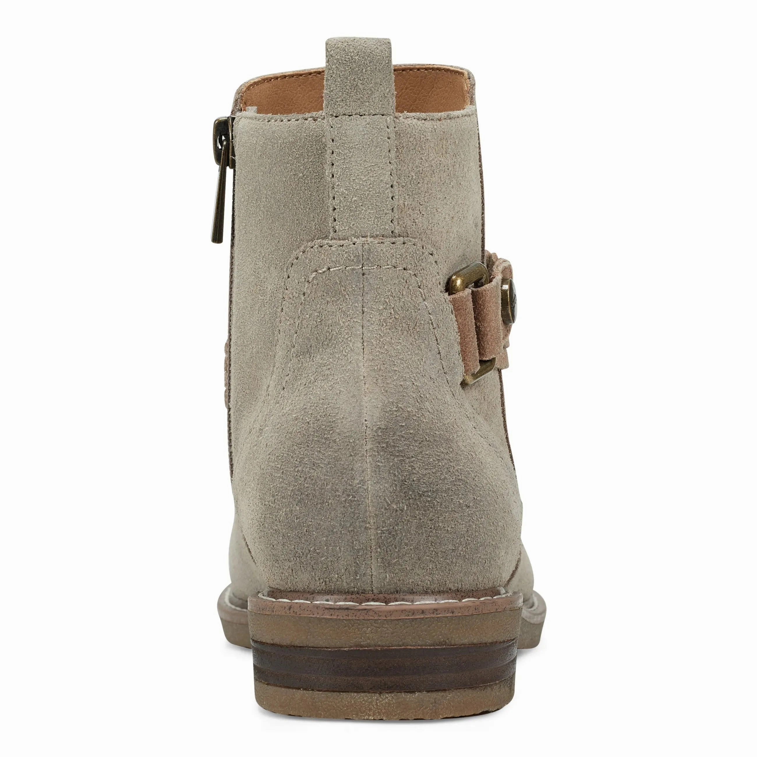 Collapsible Heel Jeno Round Toe Casual Booties