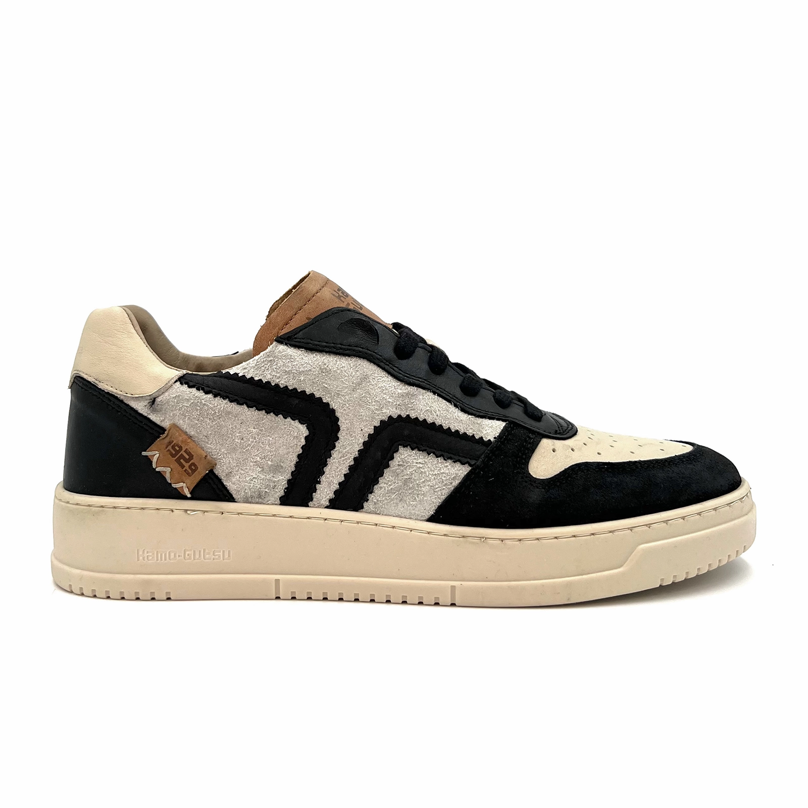 soft elegance Kamo-Gutsu CAMPO 048 Sneaker (Men) - Nero Combi