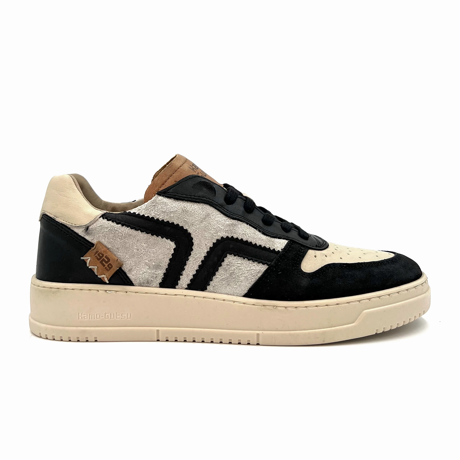 Kamo-Gutsu CAMPO 048 Sneaker (Men) - Nero Combi Textured Flow