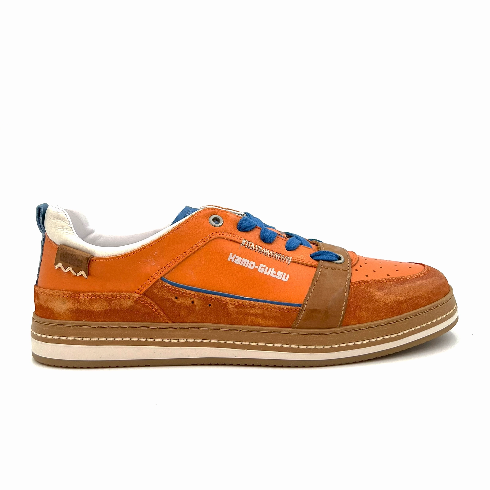 Kamo-Gutsu CAMPO 058 Sneaker (Men) - Lavato/Arancio Life Soft