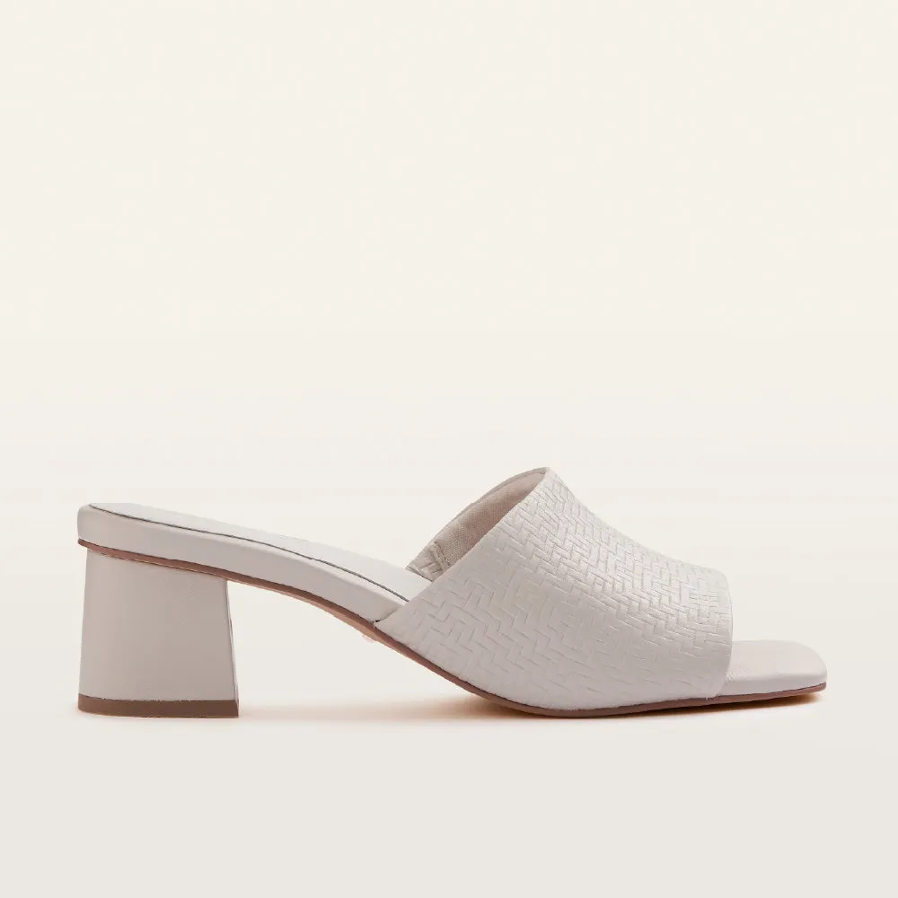 Kennedy Bone Weave Comfortable Heel
