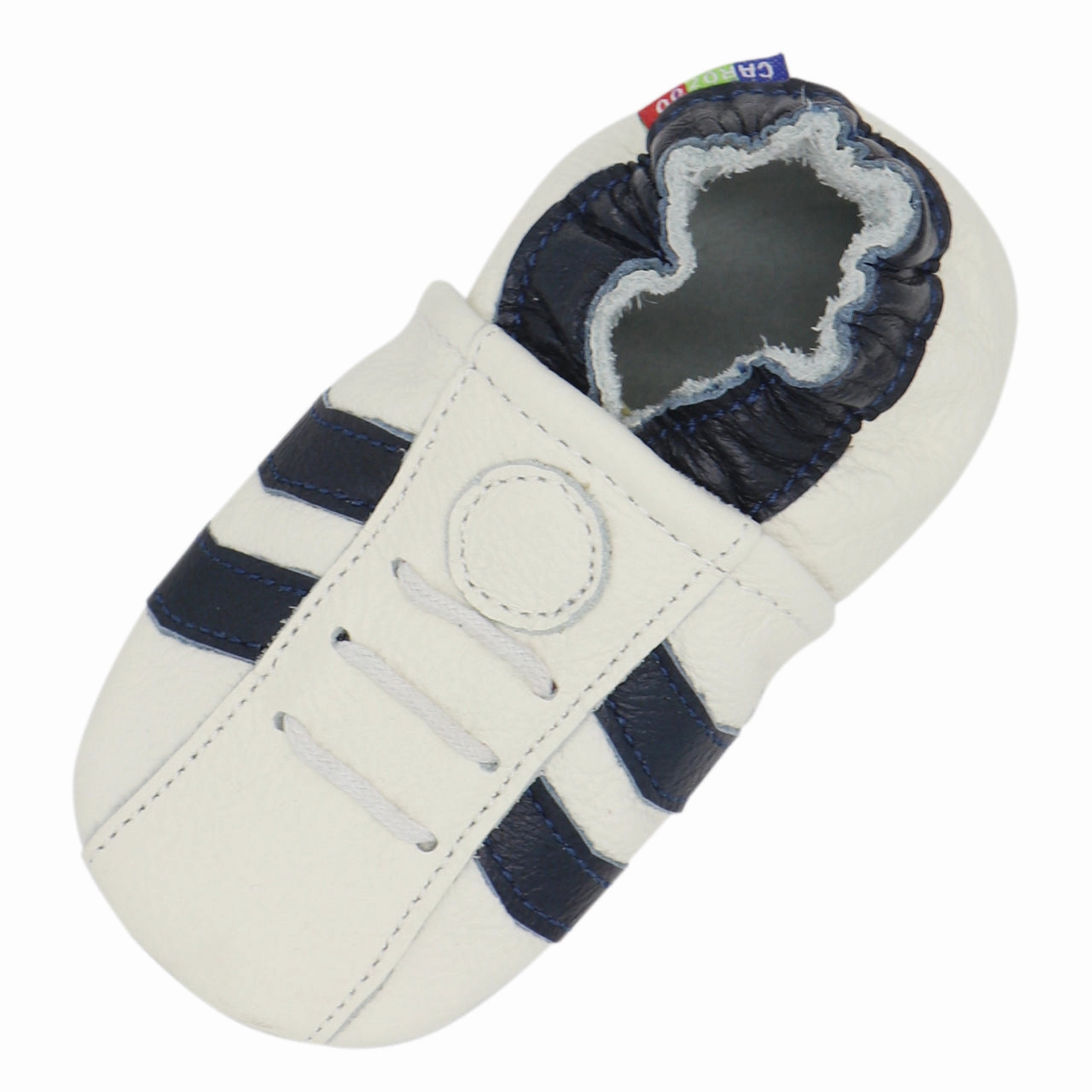 High Rebound Foam Core Sports Dark Blue Stripe White up to 4 Years