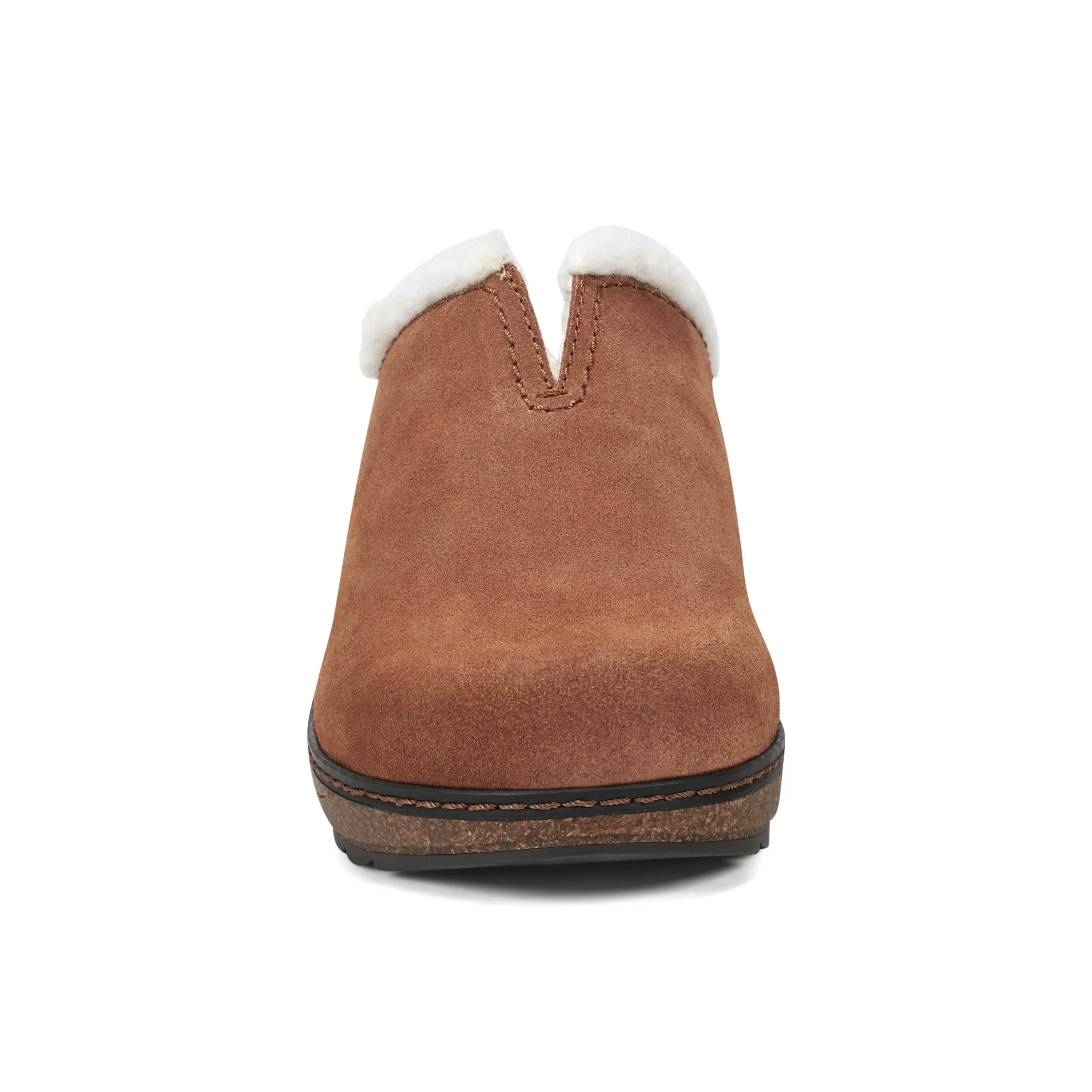 fashionable user Kolia Round Toe Slip-on Casual Clogs