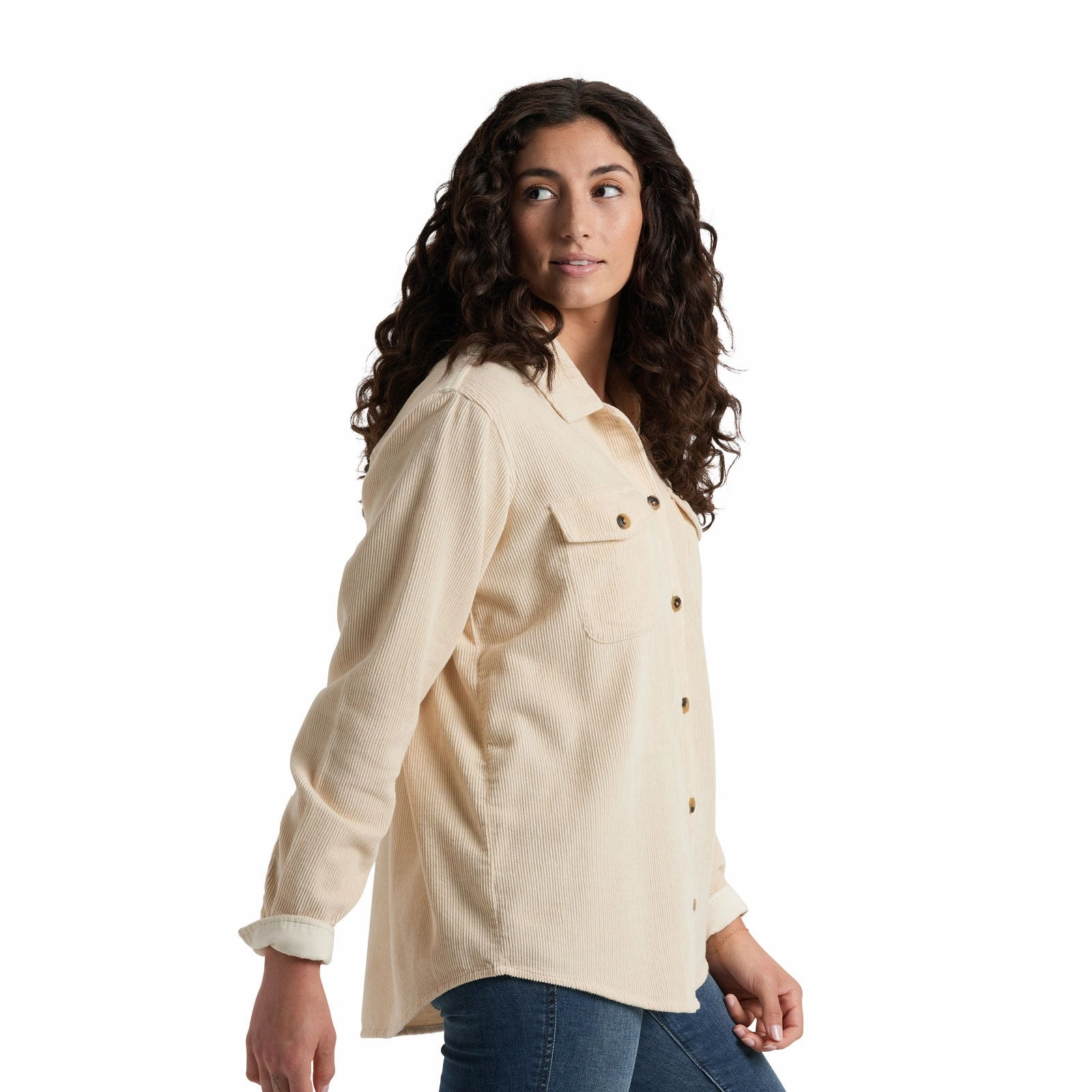 AntiStatic Treatment Kuhl Tallula Cord Shirt (Women) - Kuhl Sea Salt