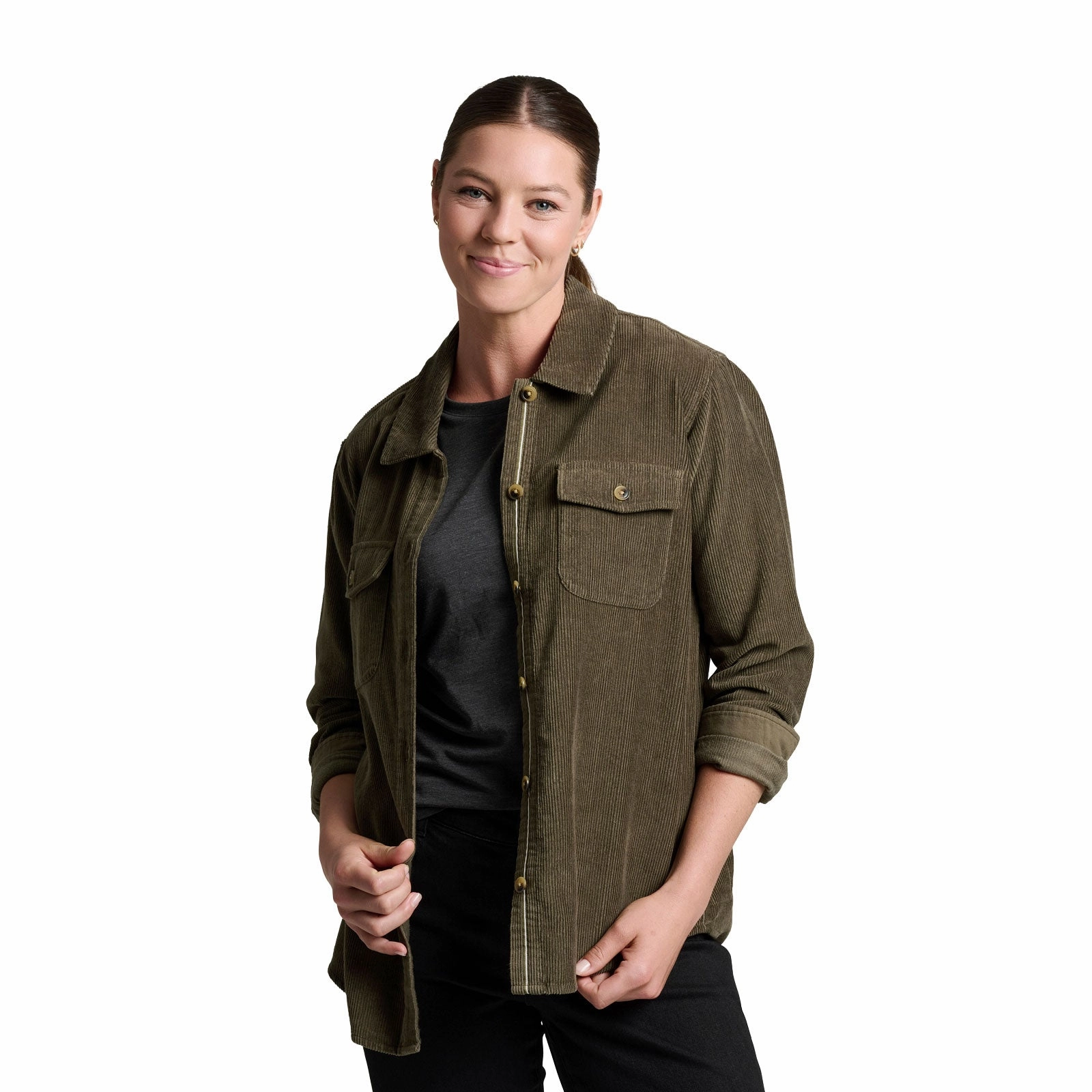 Kuhl Tallula Cord Shirt (Women) - Vine Leather Core Warm Pants
