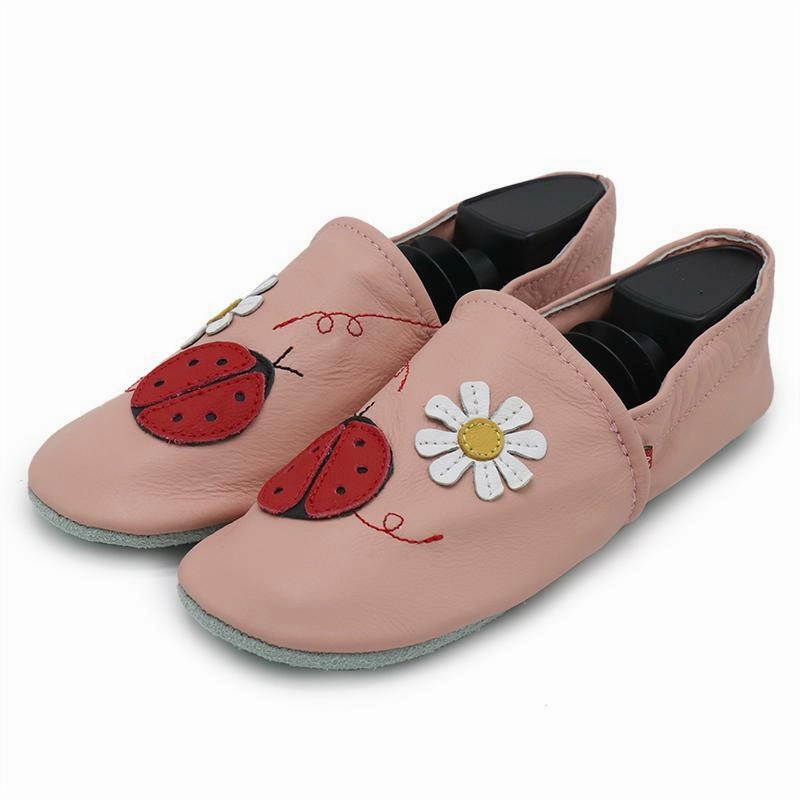 ladybug flower pink  Women Slippers Fresh flexibility Glam stability