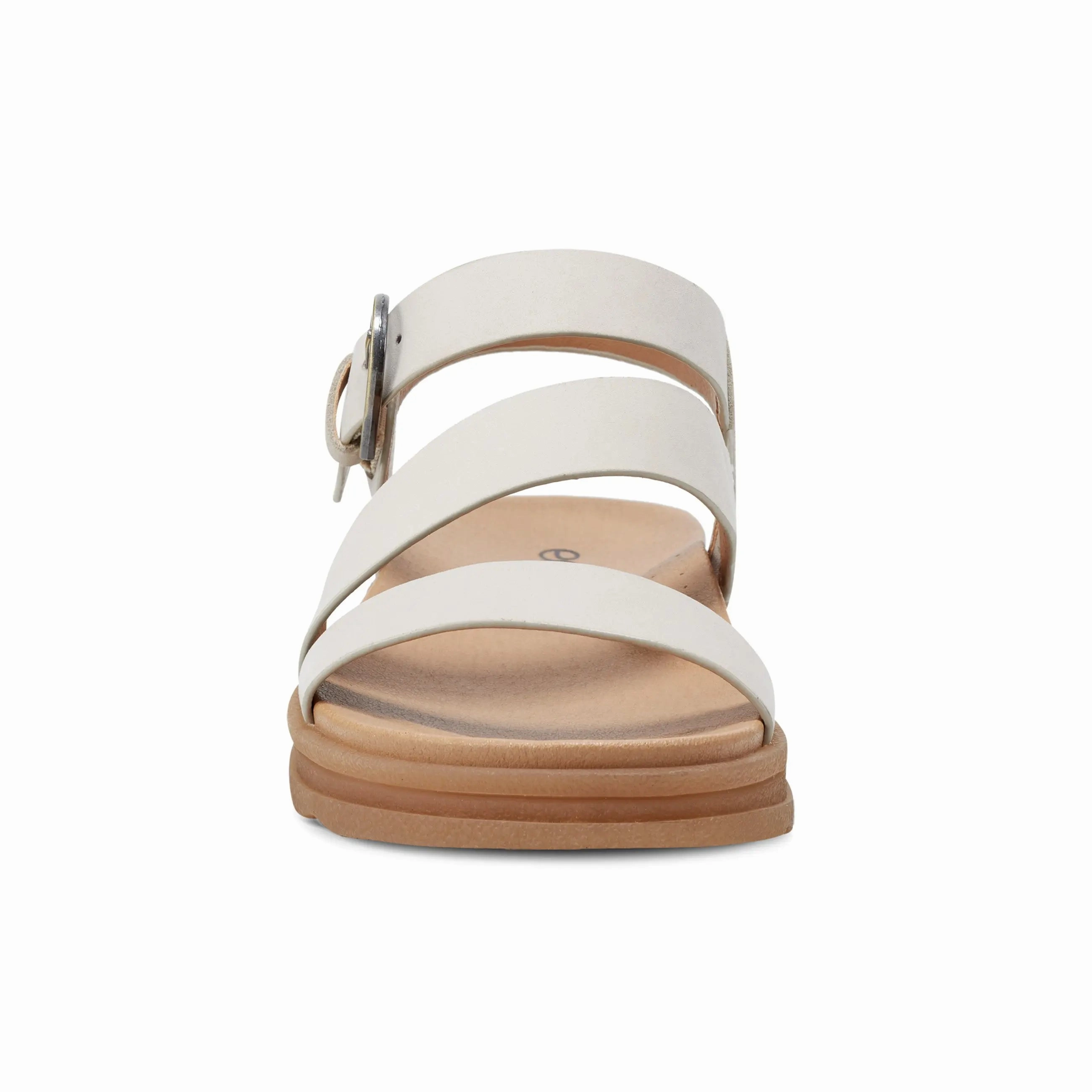 flexible rubber Vaporize Moisture Control Lainey Casual Strappy Round Toe Flat Sandals