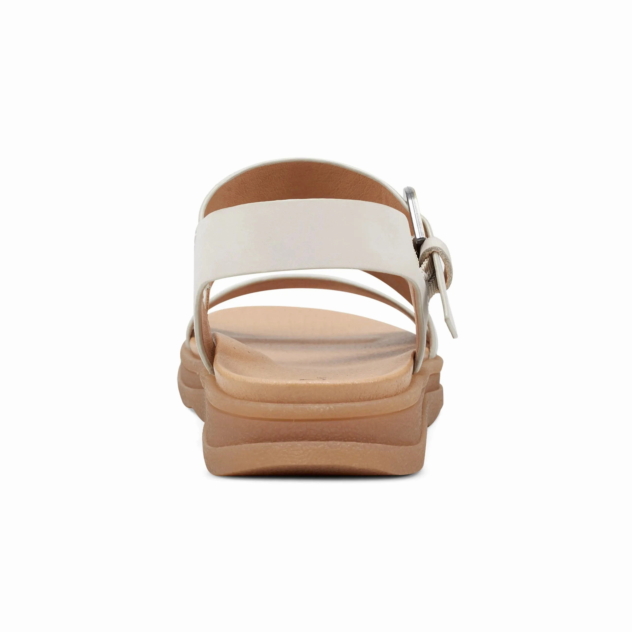 Lainey Casual Strappy Round Toe Flat Sandals dancers'