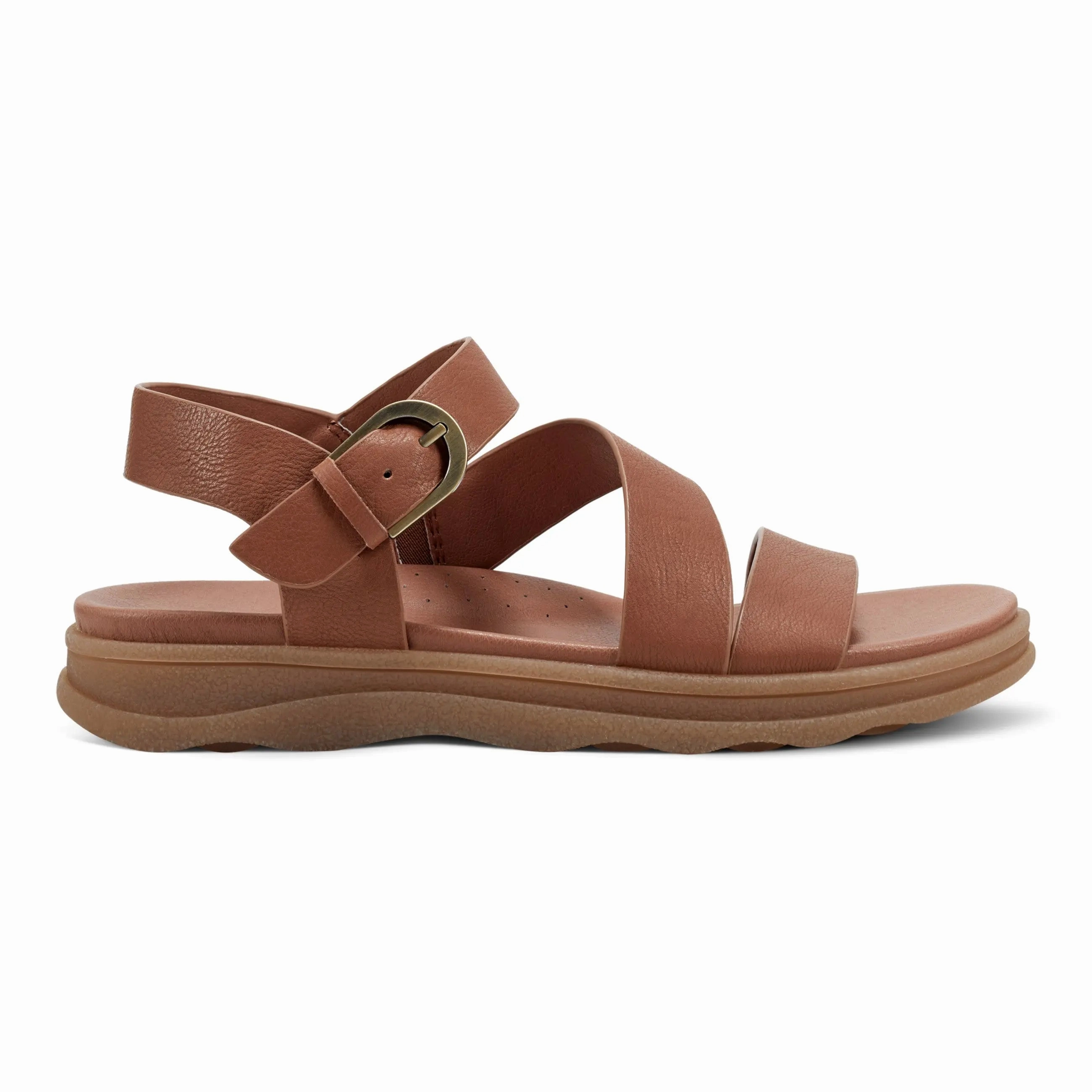 Lainey Casual Strappy Round Toe Flat Sandals kind