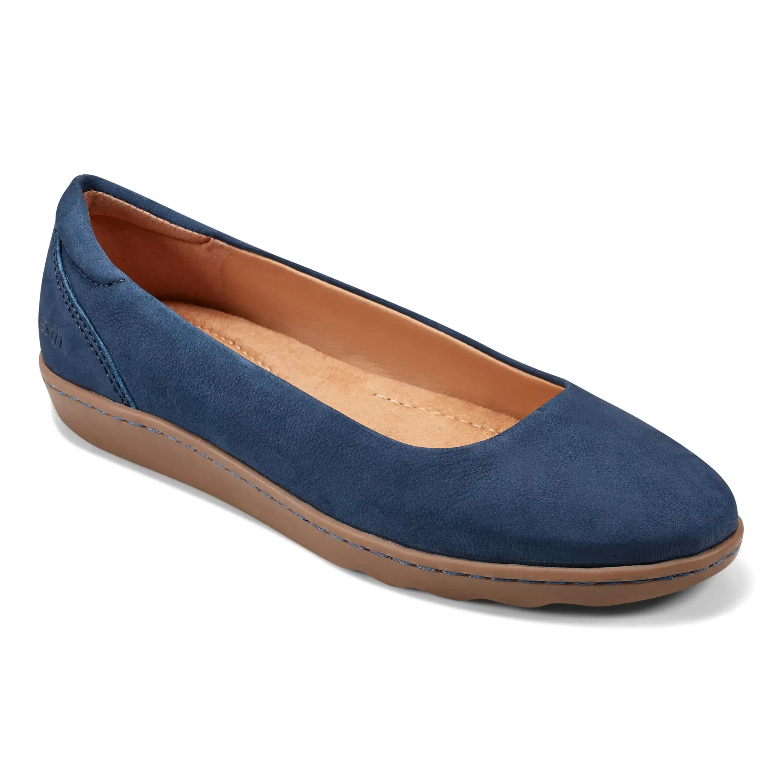 Landen Round Toe Casual Flats Anti Fatigue Footbed