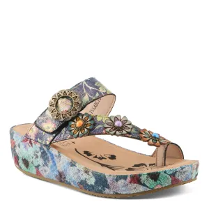 L'ARTISTE WOMENS BLISSBLOOM - NAVY MULTI Casual flexibility