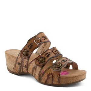 L'ARTISTE WOMENS CARBONE - TAN MULTI Leather Sole