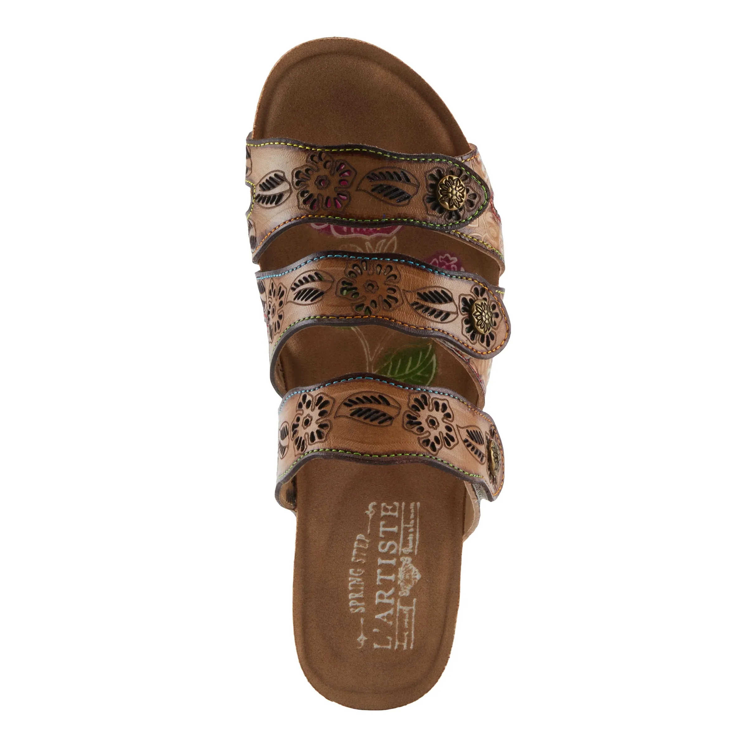 Casual traction L'ARTISTE WOMENS CARBONE - TAN MULTI