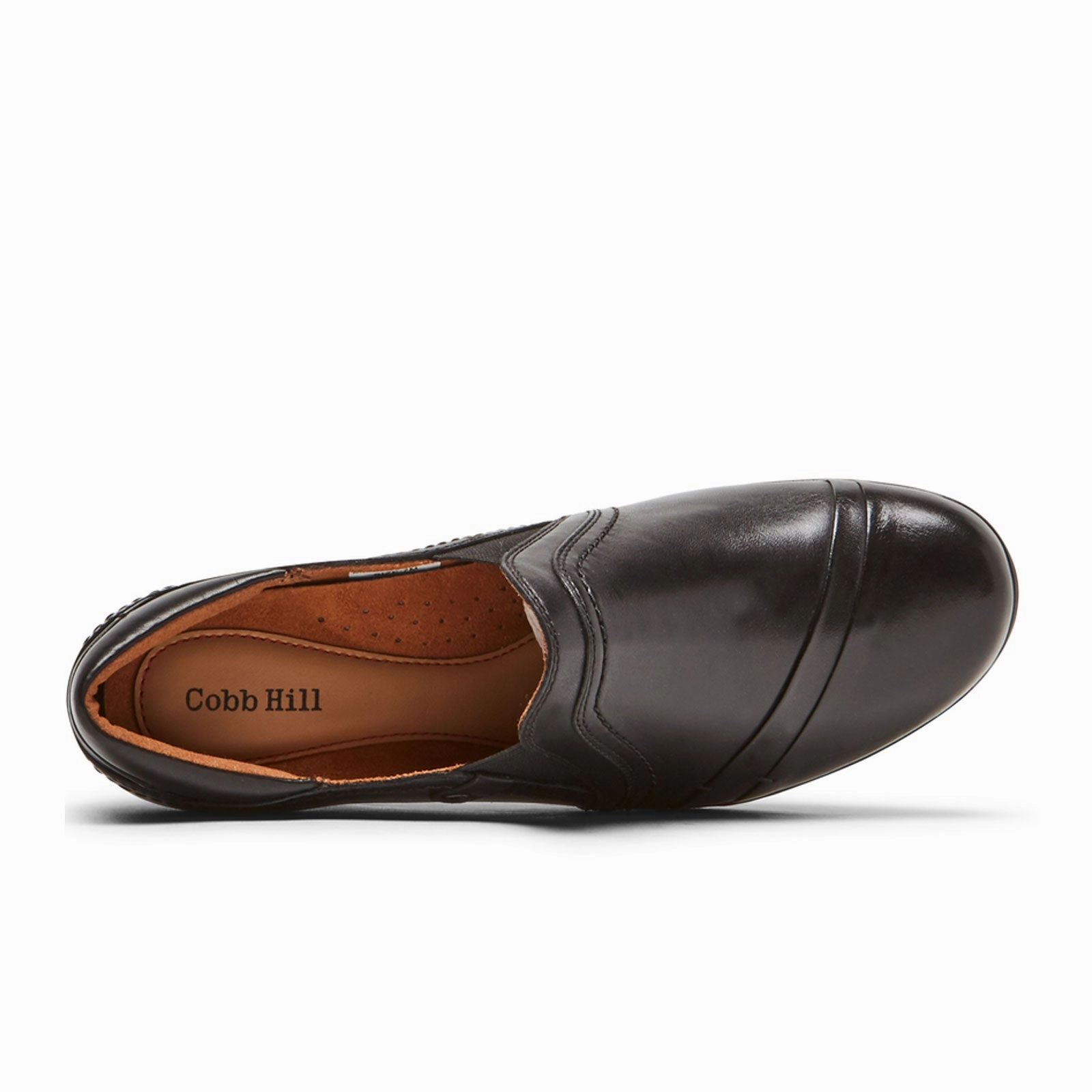 Cobb Hill Laurel Slip On (Women) - Black Leather Blush Shade