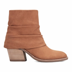 shallowest Abrasion Resistant Toe Cap Savvy Block Heel Ruched Casual Booties
