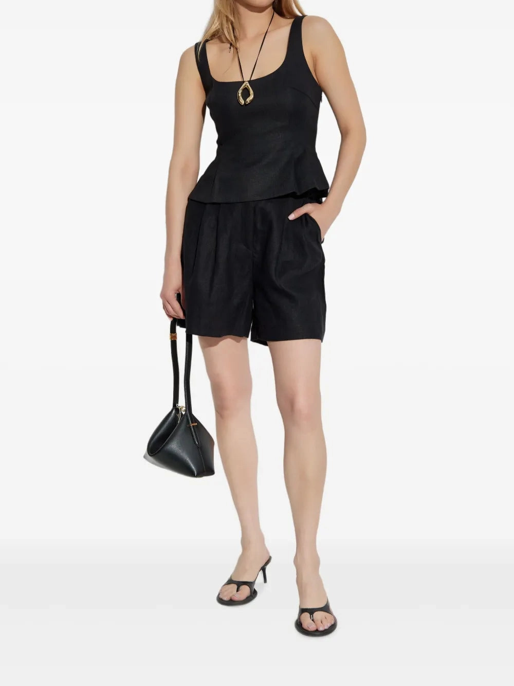 Rosalie Top in Black MinimalistStyle