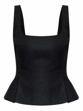 Rosalie Top in Black Cozy Jacket Warm Hoodie