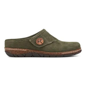 Ezra Round Toe Casual Slip-on Flat Clogs Elastic Gaitor Integration