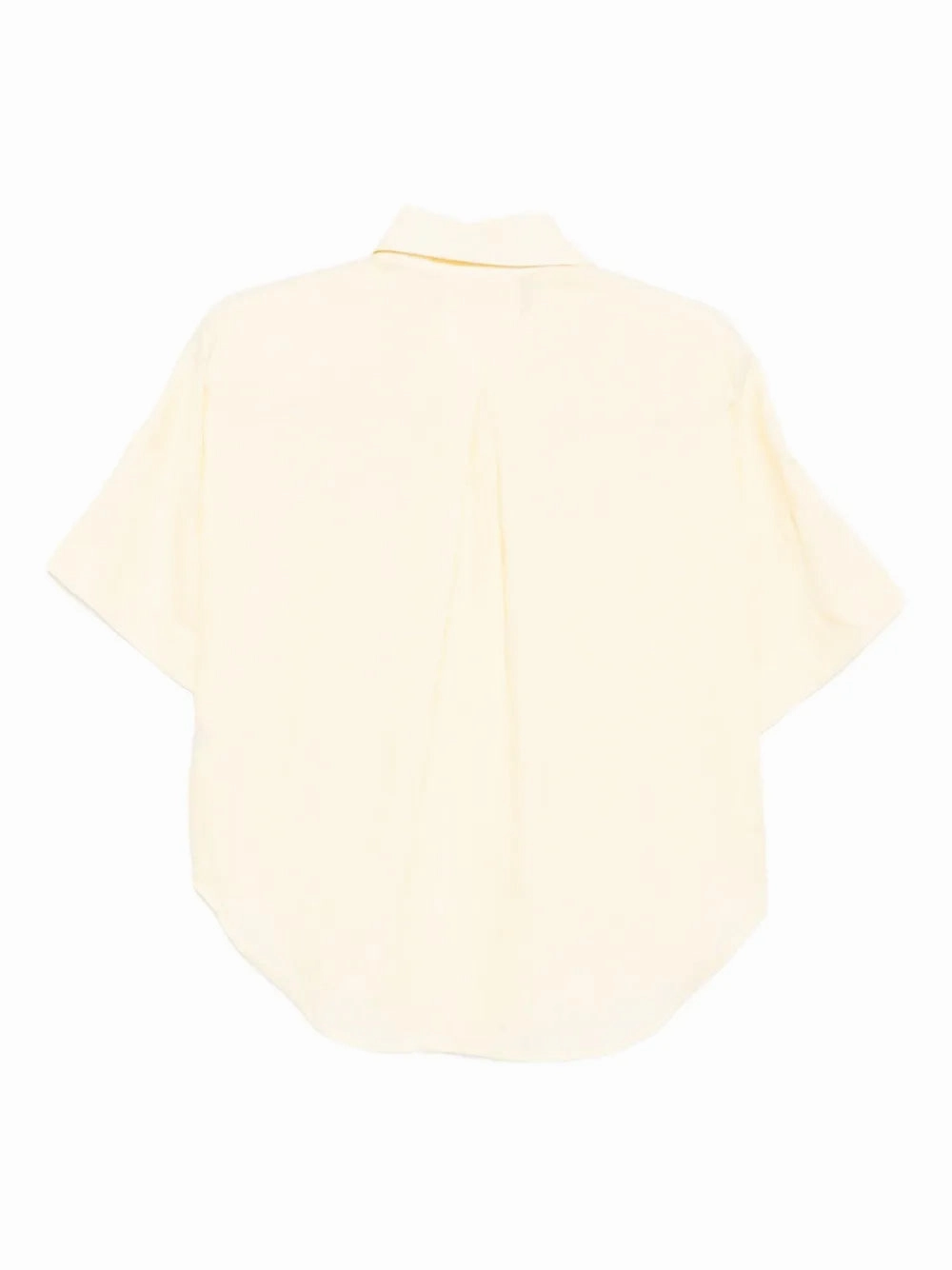 Leiden Short Sleeve Shirt in Lemon Travel Proof Cozy Wrap