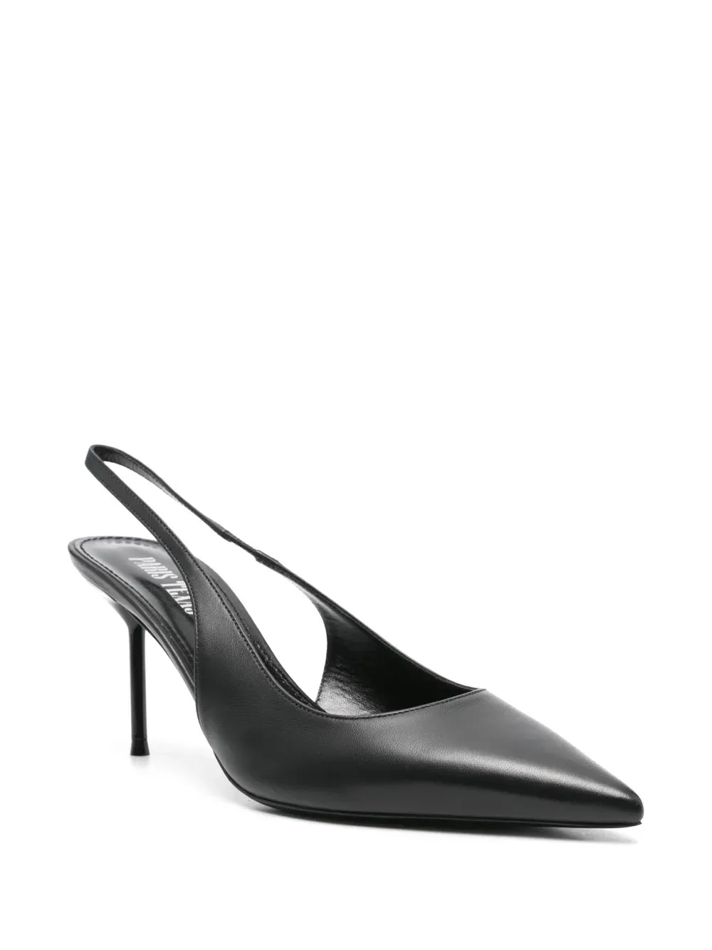 Lidia Slingback in Black Exceptional least slip-resistant