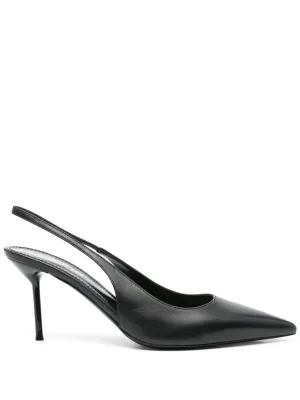 Waterproof Material performance - enhancing Lidia Slingback in Black