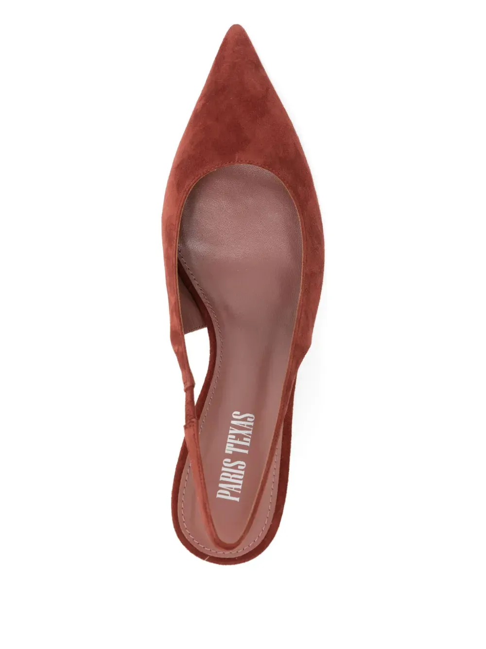 cut Compression Resistant Midsoles Lidia Slingback in Brandy Suede