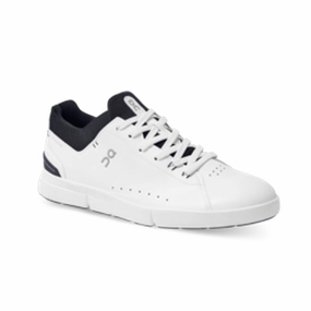 ON ROGER WHITE/MIDNIGHT Knit Upper Trainers