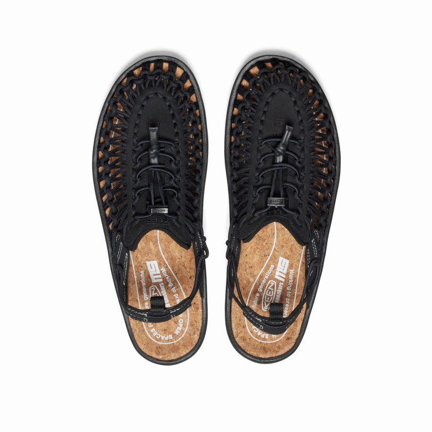All Gender UNEEK II Convertible x Mita Sneakers  |  Black/Ms4 Lining Smooth Slip On