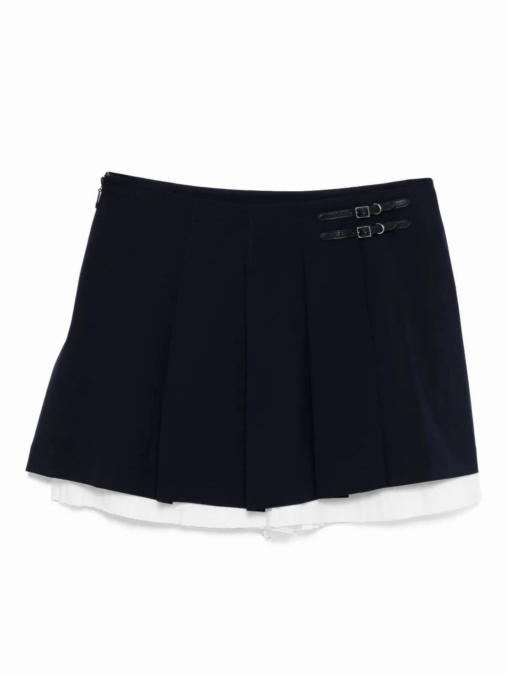 AntiSnagFabric Silver Glow Suzie Pleated Skort in Midnight