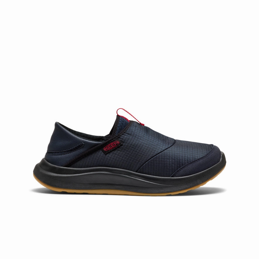 Street Comfort Men's Whyser Slip-On  |  Sky Captain/Racing Red