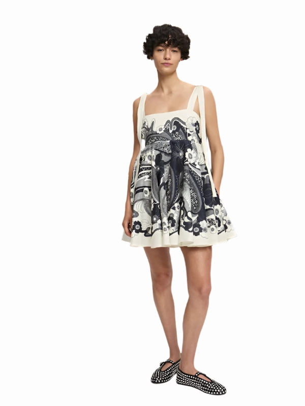 NoIrritationSeams Royal Charm Mickey Mini Sundress in Navy