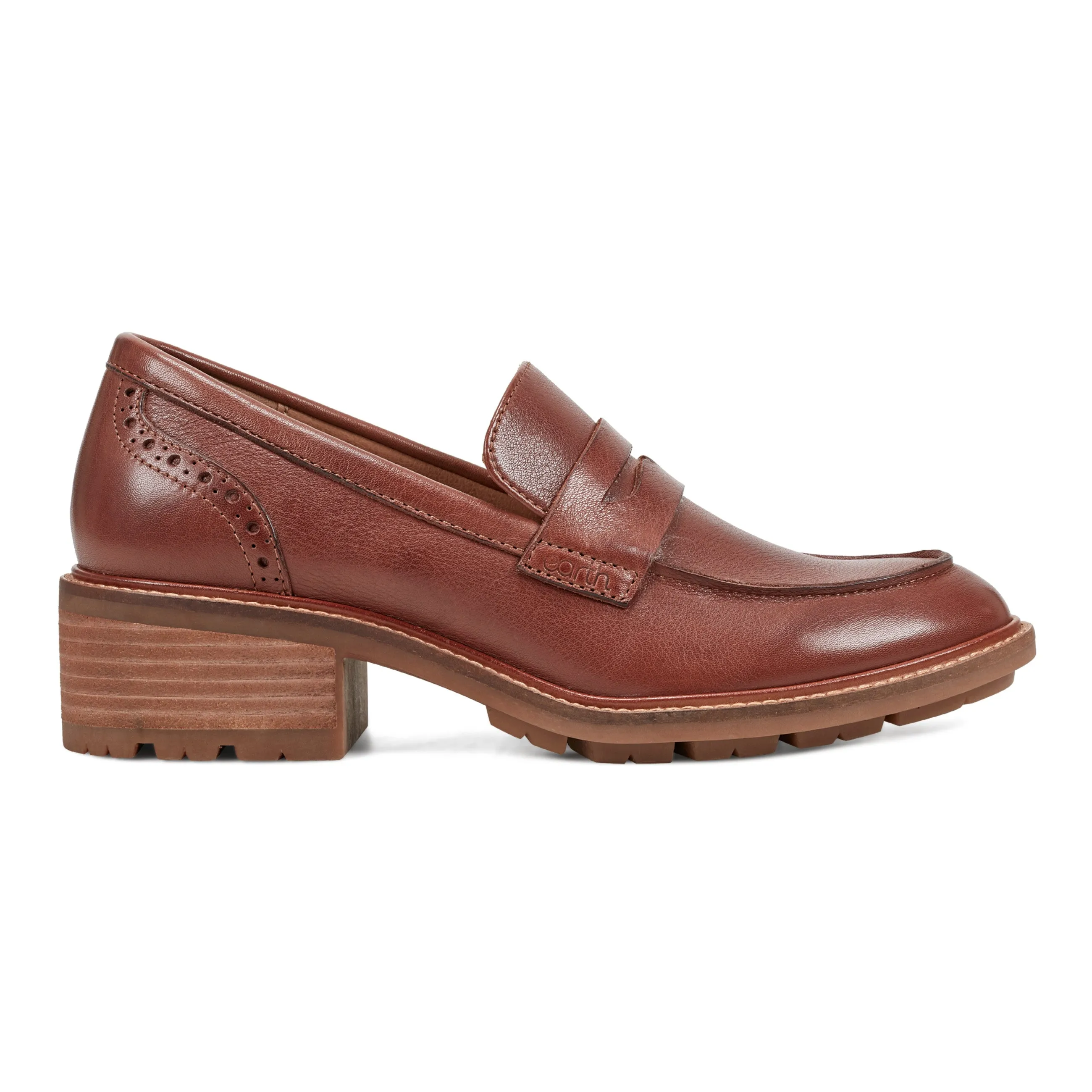 student Lindy Almond Toe Casual Slip-on Penny Loafers